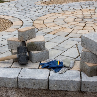 Paving stone installation